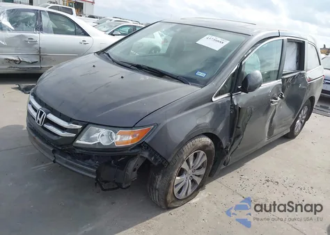 2015 Honda Odyssey Ex-L из США, поврежденный, VIN 5FNRL5H63FB088847
